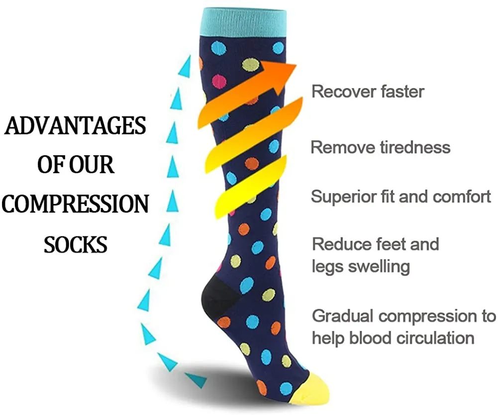 HOT Sale!!! Recovery and running sport sock, knee high medical 15 - 20 mmHg Compression: Pay $70 for 10 pairs!!!