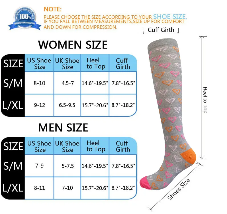 HOT Sale!!! Recovery and running sport sock, knee high medical 15 - 20 mmHg Compression: Pay $70 for 10 pairs!!!